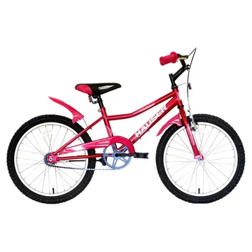Hauser Puma 20"-os gyerekkerékpár, kontrás, sötét pink