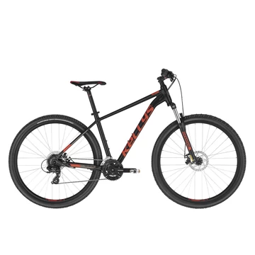 Kellys Spider 30 Black 29" MTB kerékpár 3x8 fok. TX800 váltó, mech. tárcsafék, SR villa, S