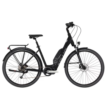 Kellys Estima 10 Black Ebike/ Pedelec City 9 fokozatú Altus váltó, Shimano Steps meghajtás, M