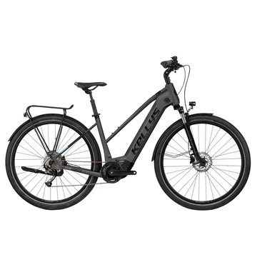 Kellys E-Cristy 30 Grey női trekking Ebike 9 fokozatú Altus váltó, Panasonic motor, M
