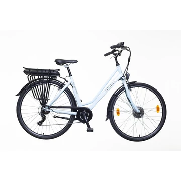 Neuzer Hollandia Basic városi Ebike/Pedelec 7 fokozatú váltó, MXUS motor, babyblue 19"