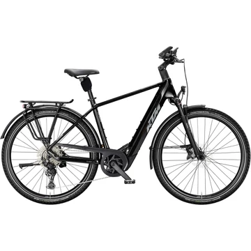 KTM Macina Style 830 férfi trekking Ebike/pedelec kerékpár Bosch Performance Line CX 100Nm/800Wh, 10 fokozatú CUES váltó, diamond black, 56cm