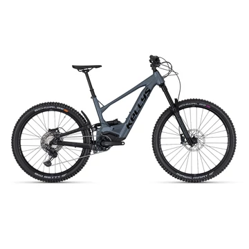 Kellys Theos R50 Steel Blue 29/27,5" összteleszkópos MTB Ebike 11 fokozatú Deore XT váltó, Panasonic 95Nm/725Wh meghajtás, L