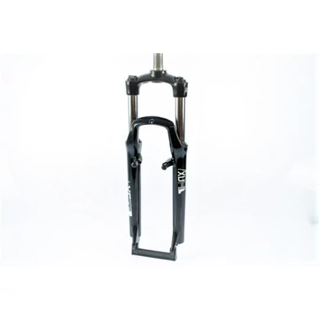 Suntour XCT P 26" MTB teleszkóp 1" menetes 45/230mm-es nyak, 100mm mozgás, V-fékes, fekete