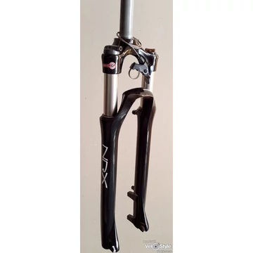 Suntour NRX D-DS-RL trekking teleszkóp 1-1/8" A-Head, 75mm, korm. vez. lock, tárcsafék, fekete