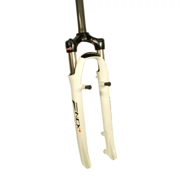 Suntour NCX D-P-LO 28" trekking teleszkóp, 1-1/8" A-Head, 63mm, hidraulikus lockout, tárcsa/V-fék, fehér