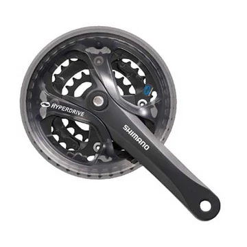 Shimano Acera FC-M361 MTB hajtómű 42/32/22-es fogszám, négyzetkúpos, 175mm-es, láncvédős, fekete