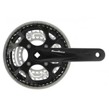 Sunrace FCM300 (M33) trekking/cross hajtómű 48/38/28-as fogszám, 170mm-es, láncvédő