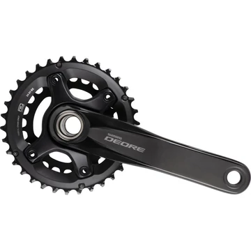 Shimano Deore M6000 MTB hajtómű 34/24-es fogszám, 175mm-es, HollowtechII integrált tengely, 10 fokozathoz, fekete