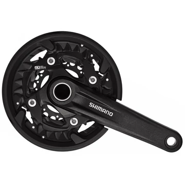 Shimano Deore FC-MT500 MTB hajtómű 22/30/40 fogú lánckerekekkel integrált tengellyel 10-es rendszerekhez