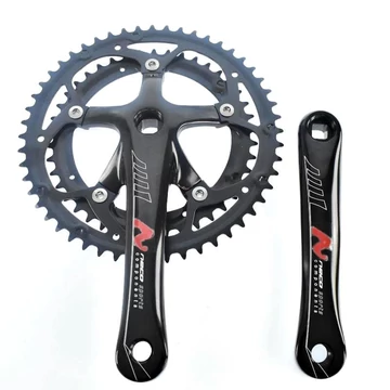 Neco Basic országúti hajtómű alu karok acél lánckerekek 52/42-170 fekete