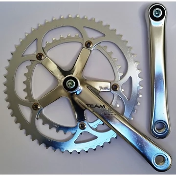 Miche Team országúti hajtómű négyzetkúpos alu 172-39/53 csavaros rögzítésű lánckerekekkel