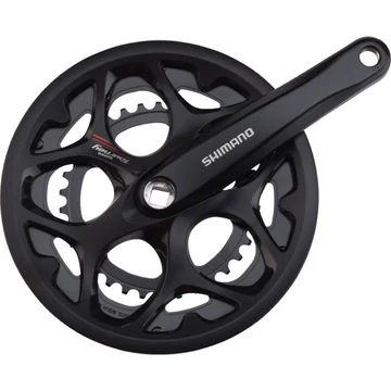 Shimano A070 országúti hajtómű 50/34-es fogszám, 170mm-es, négyzetkúpos, láncvédő, fekete