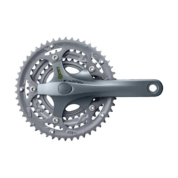 Shimano Claris FC-2403 országúti hajtómű 50/39/30-es fogszám, 8 fokozathoz, Octalink, 170mm-es hajtókar, ezüst