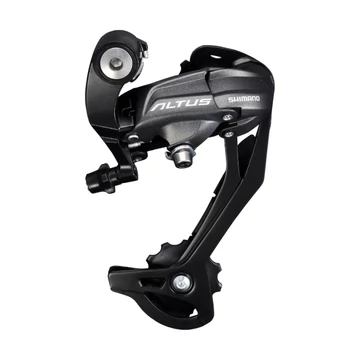 Shimano Altus RD-M370 hátsó váltó, SGS hosszú kocsis, 9 fokozatú, csavaros, fekete