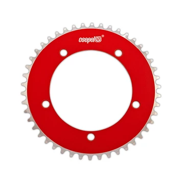 Csepel Teta lánckerék 42fogú, 130mm-es furatkör, alu, piros