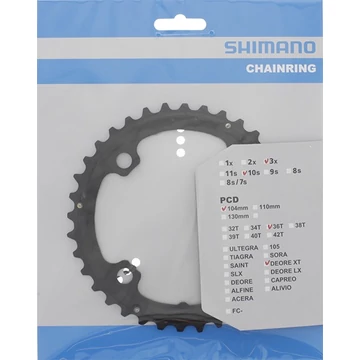 Shimano Deore XT FC-T781 36fogú lánckerék 4 karos 104mm lyukkör