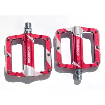 RockBros Universal platform pedál cserélhető tüskés ipari csapágy piros