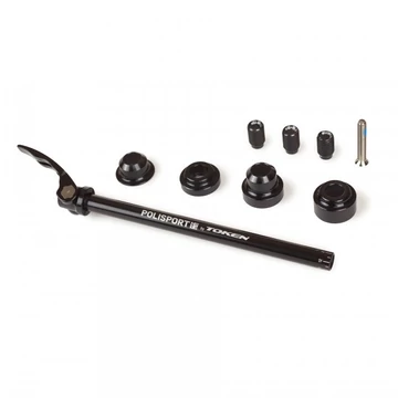 Polisport 12mm-es univerzális gyorszár adapter átütő tengelyhez, utánfutóhoz való rögzítéshez