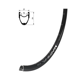 Remerx Top Disc 28" trekking abroncs duplafalú tárcsafékes szegecselt 32 lyukas fekete