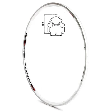 Abroncs 622 Rodi Stylus országúti 32 lyukú fehér 622x13