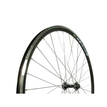 Spider országúti első kerék, fekete abroncs+ezüst agy, gyorszáras (nem tartozék)