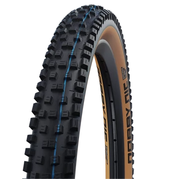 Schwalbe Nobby Nic Evo 29x2,4" MTB köpeny (62-622) Super Ground, Addix Speedgrip, Tubeless, hajtogatható, bronz oldalfal
