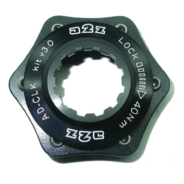 Fékalkatrész A2Z tárcsaadapter CenterLock-ról 6csavar fekete