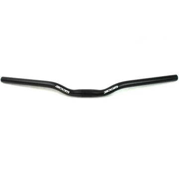 Zoom hajlított kormány mattfekete 25,4mm befogó 600mm hossz 40mm emelkedés