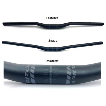 Ritchey Comp Low Rizer hajlított kormány 740mm széles, 20mm emelkedés, 31,8mm-es befogó fekete