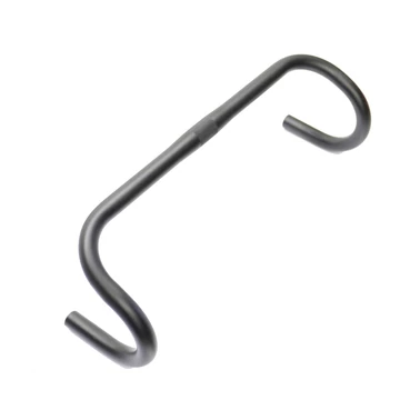 Zoom országúti kormány 440mm széles, 25,4 mm befogó, acél fekete