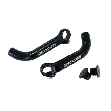 Zoom kormányszarv másfél fogásos alumínium íves fekete