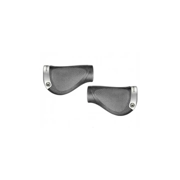 Ergon GP1-L GripShift ergonomikus markolat, bilincses, szarv nélkül, markolatváltóhoz, 95mm széles, fekete/szürke