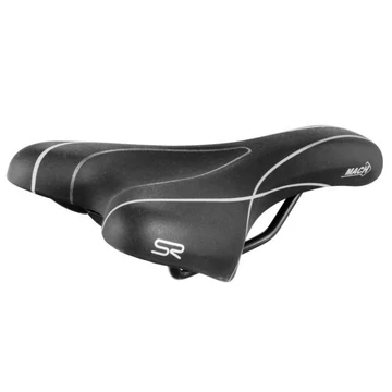 Selle Royal New Mach unisex sport nyereg, 140mm széles, fekete