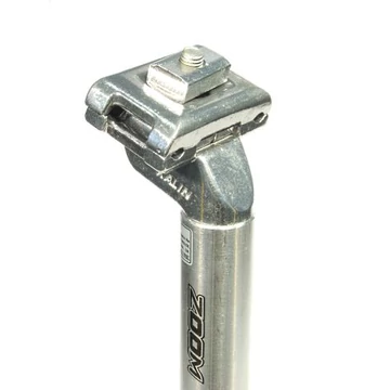 Nyeregcső 26,2 Zoom alu 350mm ezüst