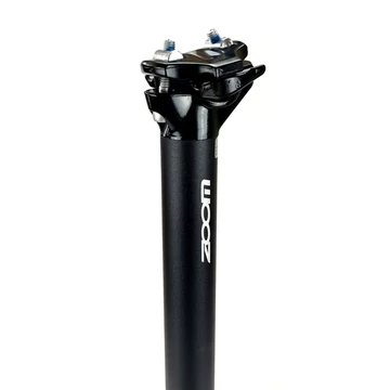 27,2mm-es nyeregcső Zoom 2 csavaros fekete 400mm