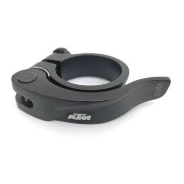 Nyeregcsőbilincs 31,8 KTM gyorszáras, fekete