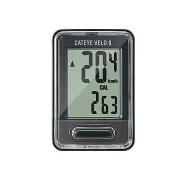 Kilométeróra Cateye Velo 9 CCVL820 9 funkciós fekete