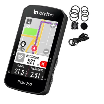 Bryton Rider 750E GPS kilométeróra, 90+ funkciós, színes érintő kijelző, hangvezérelt navi, 20 óra üzemidő