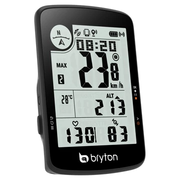Bryton Rider 17E GPS kilométeróra 3"-os kijelzővel 25 órás üzemidő, 23+ funkció