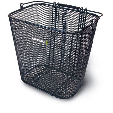 Basil Cardiff kosár csomagtartó oldalára fekete sűrűszövésű