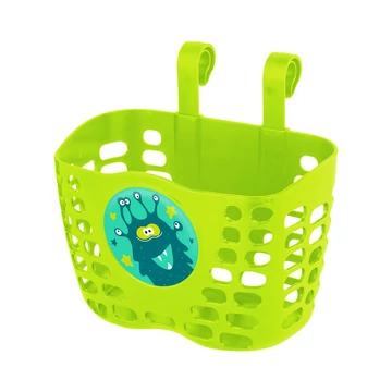 Kellys Buddy gyerek kosár műanyag, akasztós, neon, szörnyes