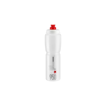 Elite Jet Clear átlátszó biológiailag lebomló kerékpáros sport kulacs 950ml