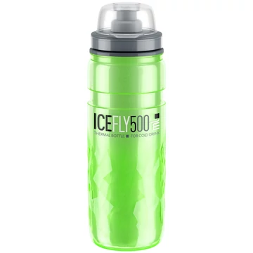 Elite ICE FLY Green kerékpáros thermo kulacs extra könnyű BPA mentes 500ml