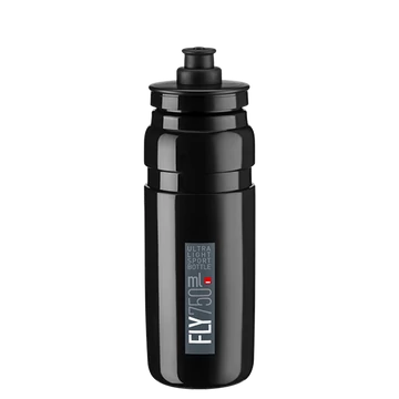 Elite FLY Black kerékpáros kulacs extra könnyű BPA mentes 750ml