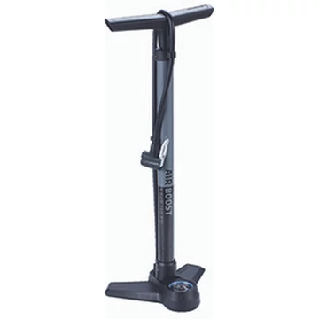 BBB BFP-21 AirBoost műhelypumpa acél testtel, 9 bar/130PSI, ezüst