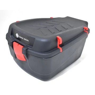 Doboz csomagtartóra, műanyag, 20 liter űrtartalommal, fekete