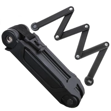 Zár Összehajtható Tonyon fekete, 80 cm hosszú