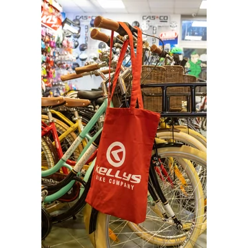 Ajándéktárgy Kellys Táska pamut piros/fehér (380x420mm)