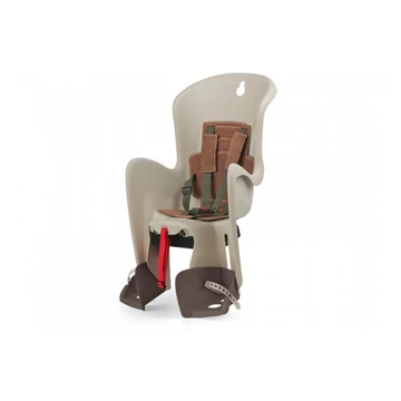 Polisport Bilby gyerekülés hátsó vázra krém/barna